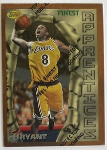 Kobe Bryant 1996 Topps Finest #74 Bronze - Base (with Kobe Bryant 1996 Topps Finest #74 Bronze - Base (with