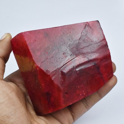 #ad 700.10 Carat Natural Uncut Red Ruby Huge Size Rough CERTIFIED Loose Gemstone $30.32
