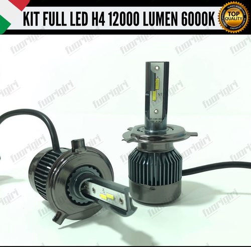 KIT FULL LED FARI LUCI DIURNE LED 12000 LUMEN 6000K BI LED JEEP RENEGADE MY2019 - Imagen 12 de 12