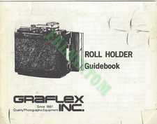 Vintage Graflex Roll Holder Guidebook