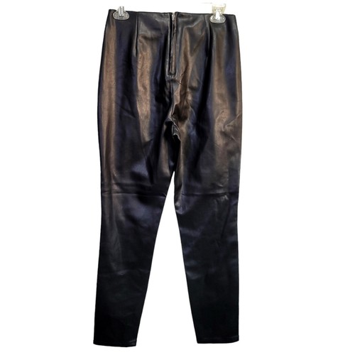 BLANKNYC Leggings Donna 28 Maleficient Nero Vegan Ecopelle Hi Rise Pull On - Foto 6 di 10