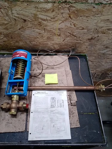 POWERS No 11 Regulator Product 595 ST 050 H C08 DN05 110-170°F 43-77°C 1/2"