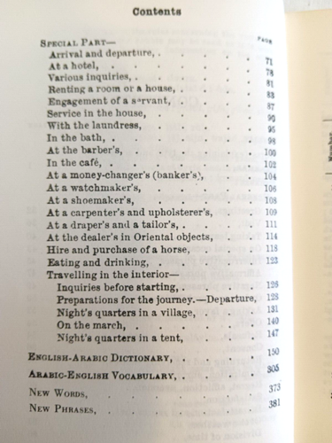 English - Arabic Conversational Dictionary by Richard Jaschke, 1955 - Bild 8 von 8