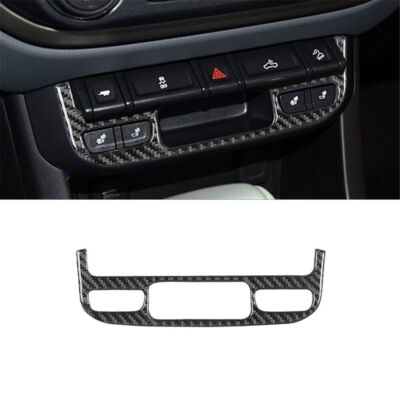 For Chevrolet Colorado Type B Carbon Fiber Car Below Climate Control Cover Trim