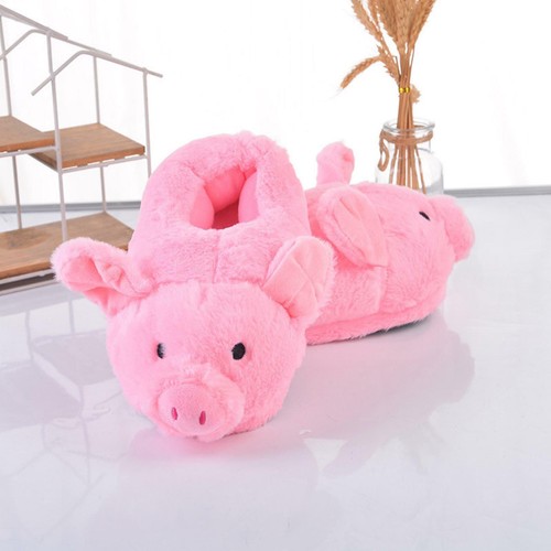 Cute Women Slippers Husky Dog Warm Shoes Soft Comfy Xmas Gift Thick Bottom - Picture 2 of 8