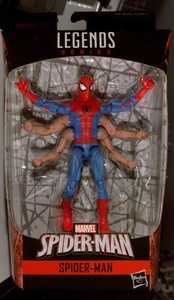spiderman 6 brazos marvel legends