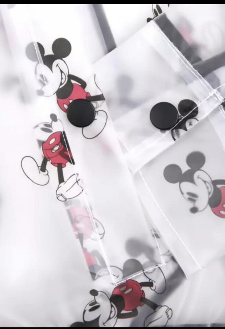 Disney Parks Mickey Mouse Raincoat Jacket Pockets Adult XL bomber  display picture 1