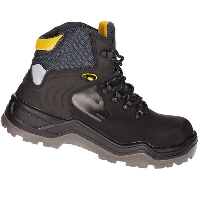 PRO FIT 141 ESD Sicherheitsschuhe S3 ''Arctos B mid'' - schwarz/gelb