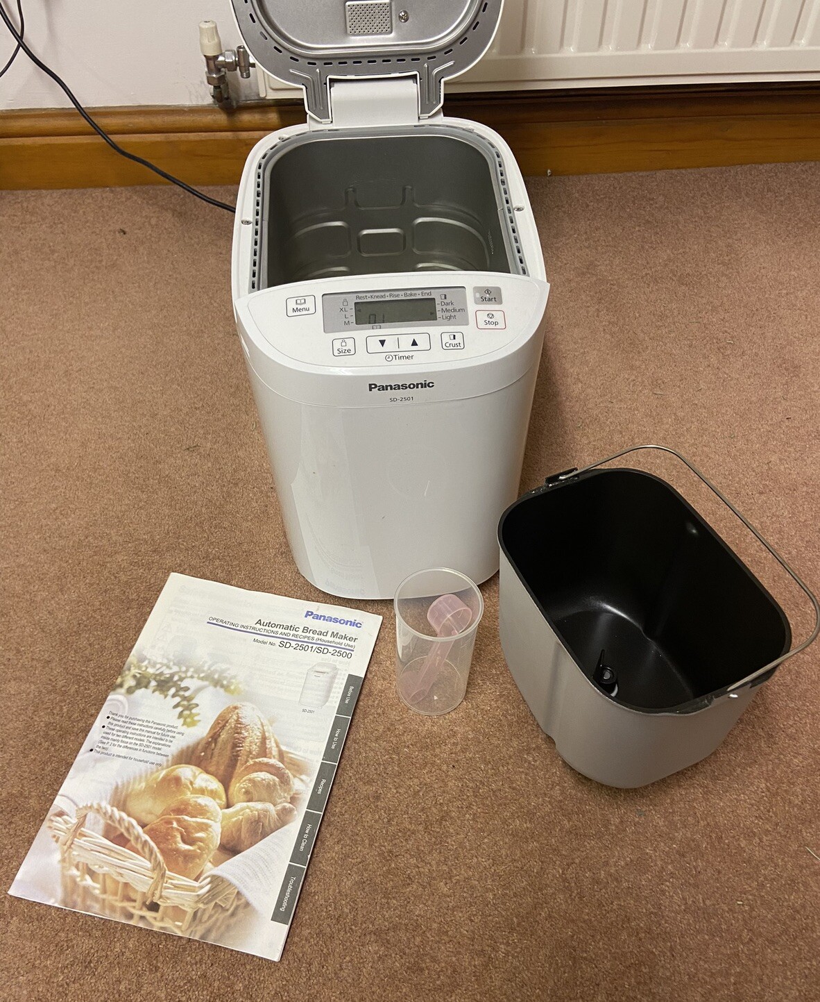 Panasonic breadmaker SD2501/SD2500 eBay