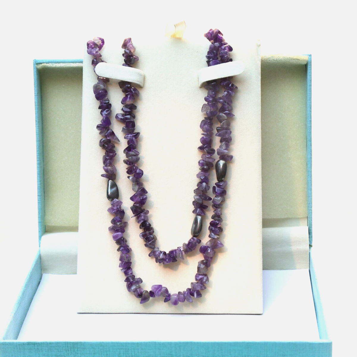 Vintage Genuine Amethyst & Abalone Shells Stones Coldwater Creek Necklace / Belt Vintage Coldwater Creek Abalone Shell & | Mercari main image 3