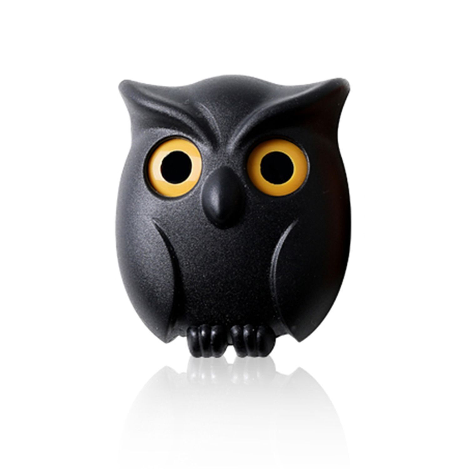 the Eye Owl Keychain Black White Brown Hanging tool Wall Key