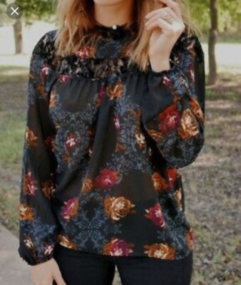 knox rose peasant top