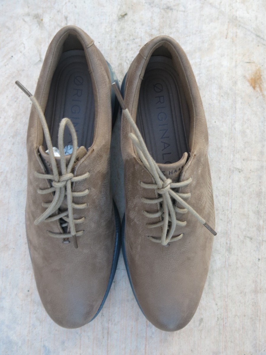 美品：COLE　HAAN　GRAND 360 (8 1/2) COLE HAAN ZeroGrand 360 Gray Grand Atlantic Lace Sneakers