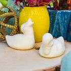 Set Of Ducks Ducklings 3" In Stock Ceramic Bisque Ready To Paint Pottery