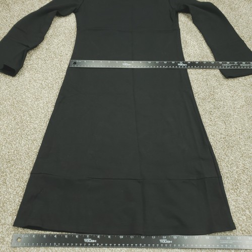 NWT The Limited Dress Women XS XSmall Black V-Neck Knee Length Long Sleeve - Picture 19 of 22