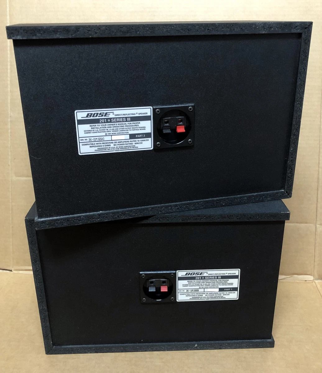 Bose 201 Series V Direct/Reflecting Loud Bookshelf Speakers, 43 OFF