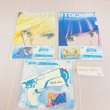 Panty and Stocking with Garterbelt Ichiban Kuji Clear File Stationery 3 Set JP