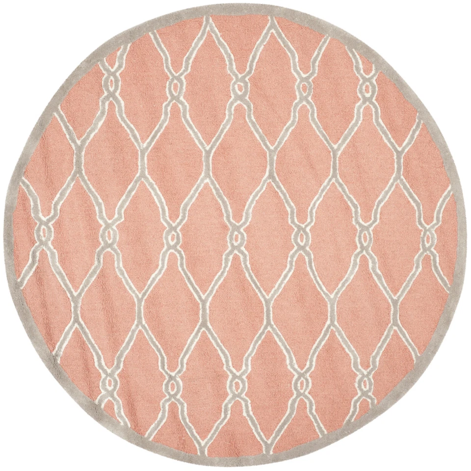 Alfombra SAFAVIEH Cambridge CAM352W hecha a mano coral/marfil Foto 4 de 4