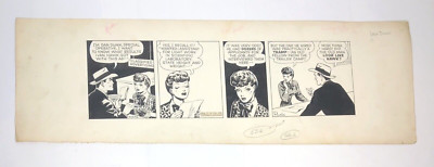 Dan Dunn Comic Strip Original Art 10/22/42 Paul Pinson (23 x7.5 )