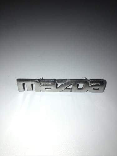 Fits MAZDA EMBLEM ORNAMENT " MAZDA " CHROME - Picture 3 of 7