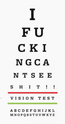 Funny Eye Chart