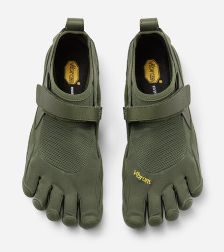 Vibram Fivefingers KSO Vintage Verde Militar Para Hombre Tallas UE 40-50 ¡¡NUEVO!!! - Imagen 2 de 5