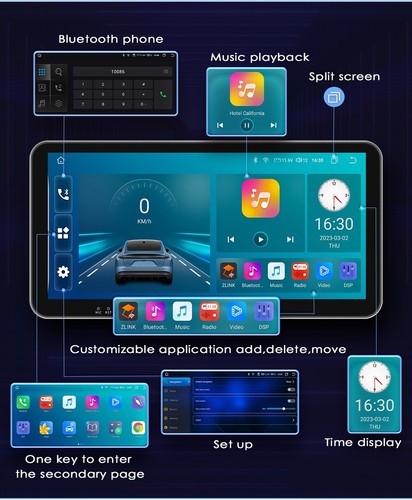 Android 12 Carplay Autoradio GPS NAVI 4G LTE Player für HONDA Fit Jazz 4+32GB - Bild 16 von 24