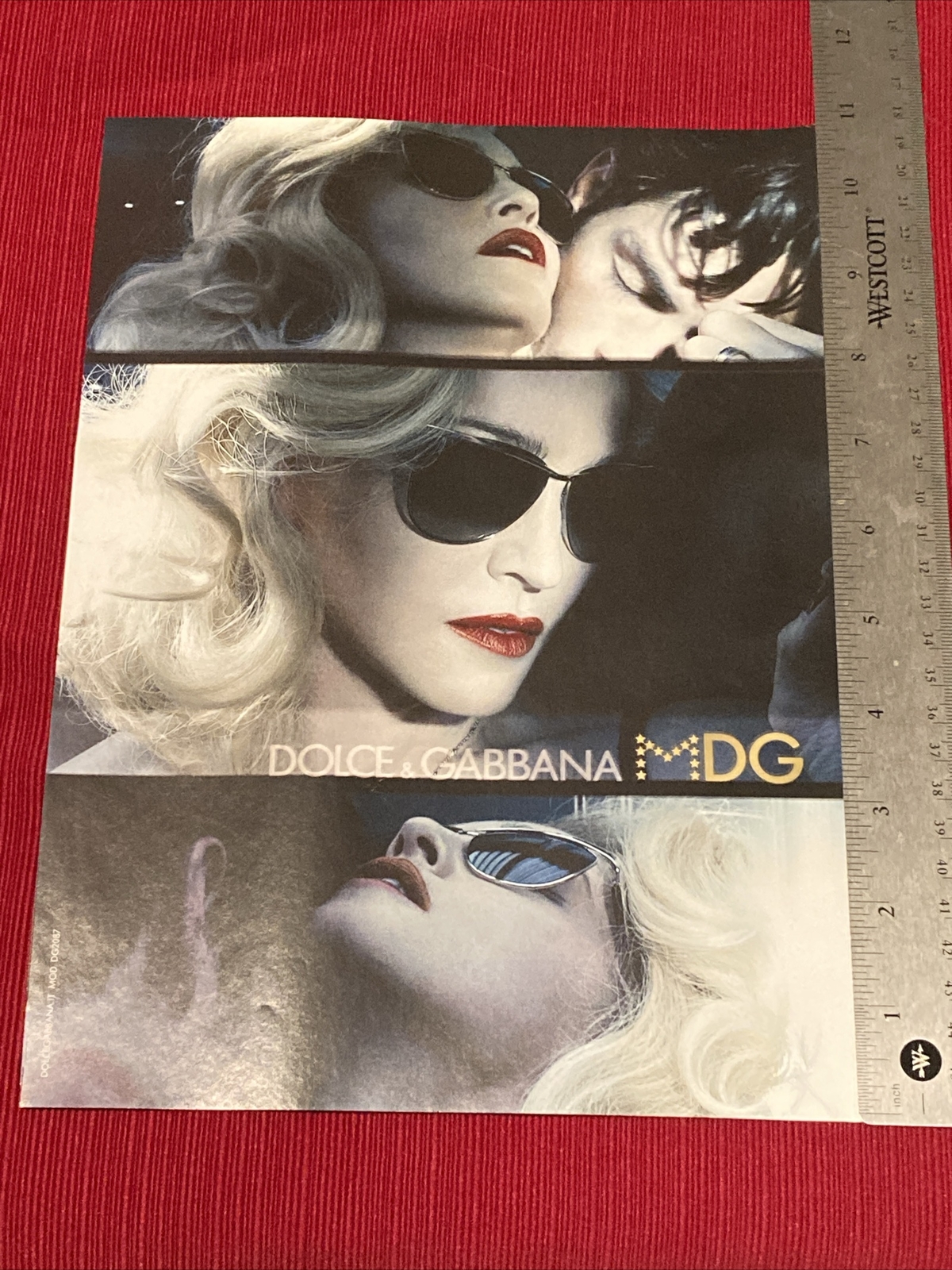 Madonna for Dolce Gabbana 2010 Print Ad – Great To Frame! – MSC