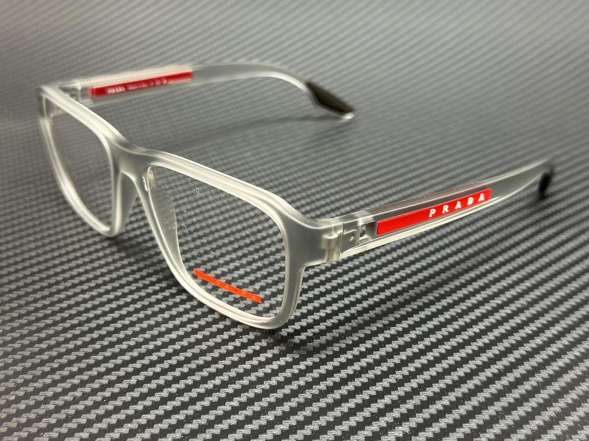 PRADA LINEA ROSSA PS 04NV 14C1O1 Grey Rubber Men's 54 mm