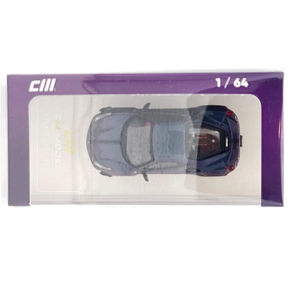 CM Model Liberty Walk Ferrari 488 Widebody - 1:64, Chameleon Magic Purple (2024) - Image 3 of 4