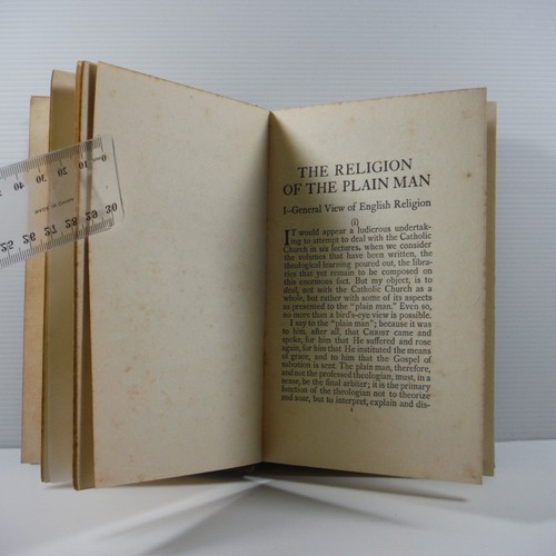 The Religion of The Plain Man by Robert Hugh Benson 1910 antique vintage book - Picture 10 of 18