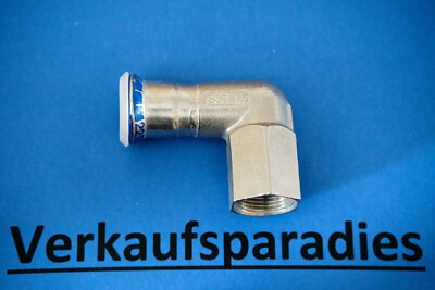 Geberit Mapress Edelstahl Übergangswinkel 90°iG  15-35 mm Pressfitting Cr Ni Mo 