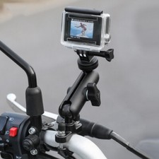 Motorcycle Handlebar / Mirror Bar Bracket Action Sport Camera Mount Holder
