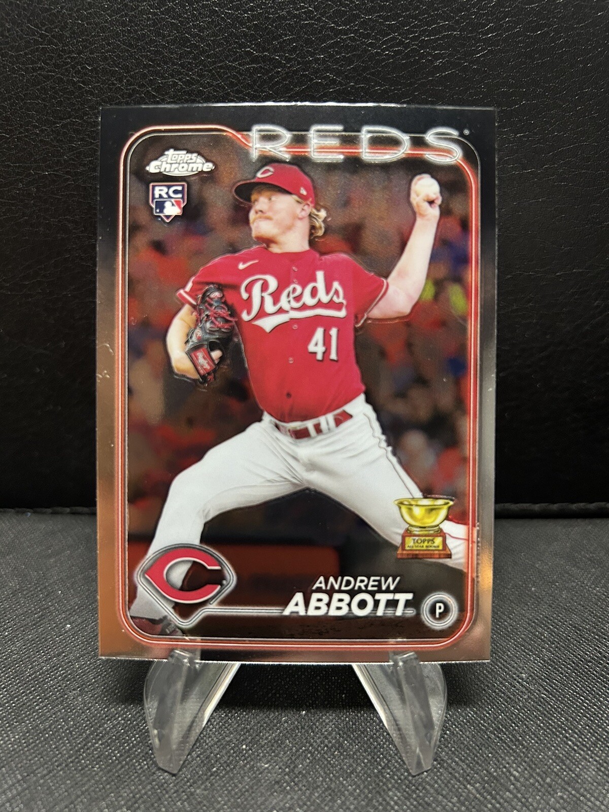 2024 Topps Chrome Base #154 Andrew Abbott  - Cincinnati Reds