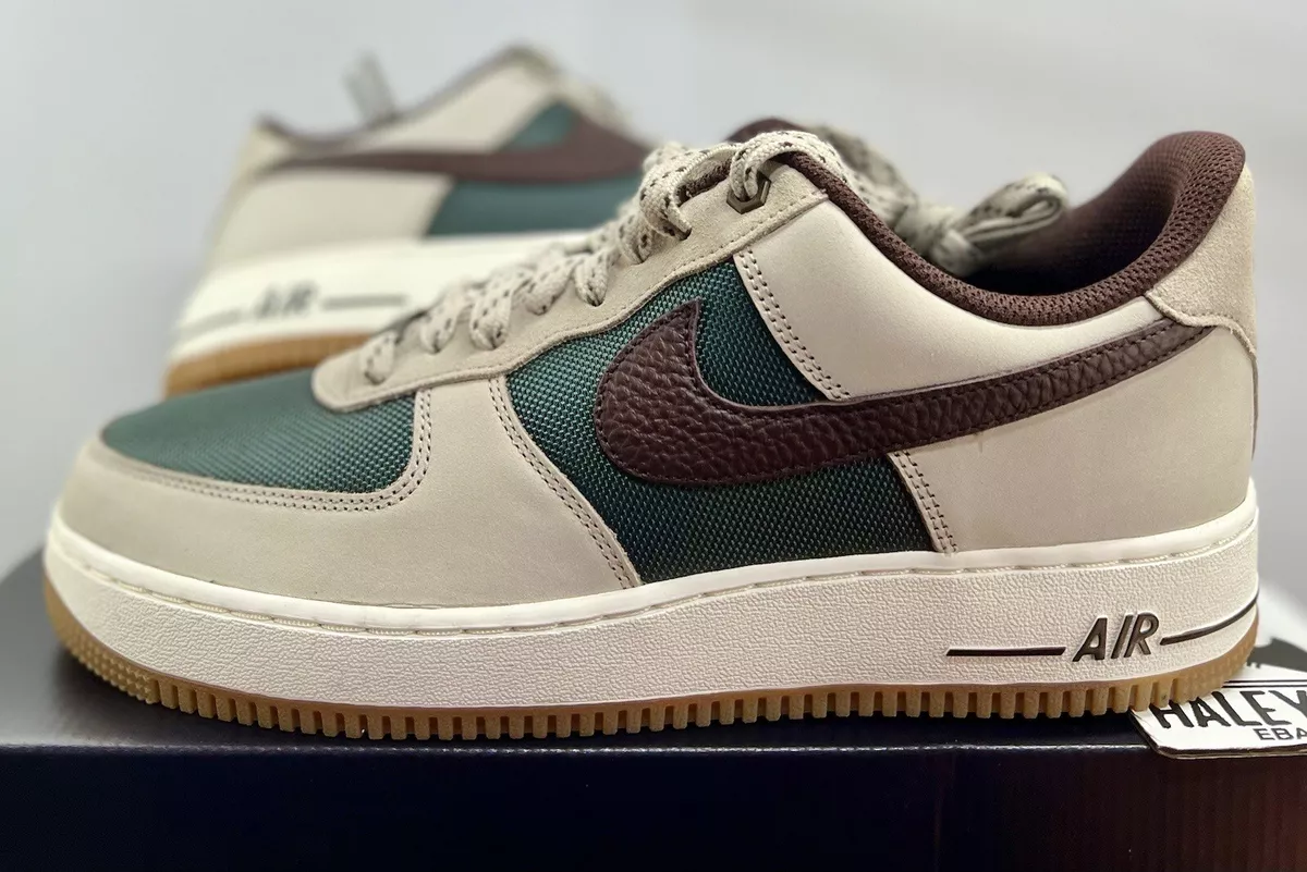 Nike Air Force 1 07 Cream Earth Green Sail Men Sizes 6 15