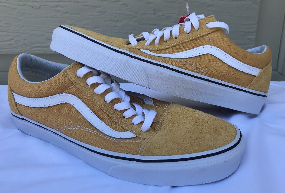 Vans Old Skool Ochre True White Yellow Size 10 VN0A38G1QA0 Scarpe classiche da uomo Vans Old Skool Ochre True White Yellow Size 10 VN0A38G1QA0 Scarpe classiche da uomo