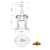 NRF Thermostat KüHlmittel 82°C FüR Toyota Yaris Verso S Daihatsu Charade Trezia