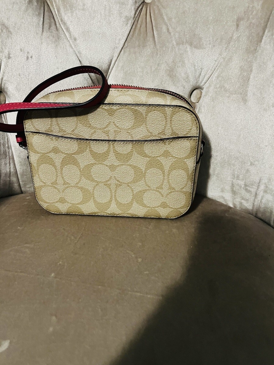 Coach 91041 Mini Camera Crossbody Bag Heart's Valentine's Horse