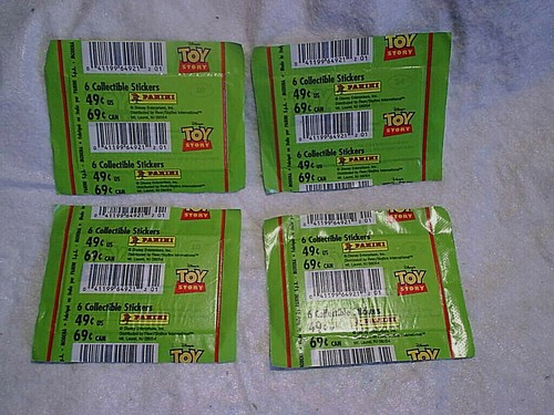 TOY STORY MOVIE-Four Unopened Panini Sticker Packs,buzz lightyear,woody,DISNEY - Picture 3 of 5