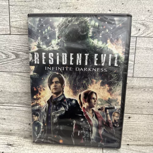 New Resident Evil: Infinite Darkness Season 1 (DVD 2021) Sealed Capcom Zombies