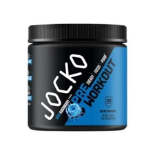 Jocko Pre-Workout - Energy, Focus & Pump - Blue Raspberry (18.84 Oz / 30 Serv)