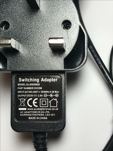 5.0V 2.0A Mass Power AC Adapter Model SEF0500200G1BA 100-240V 50/60Hz 0.3A - Picture 2 of 6