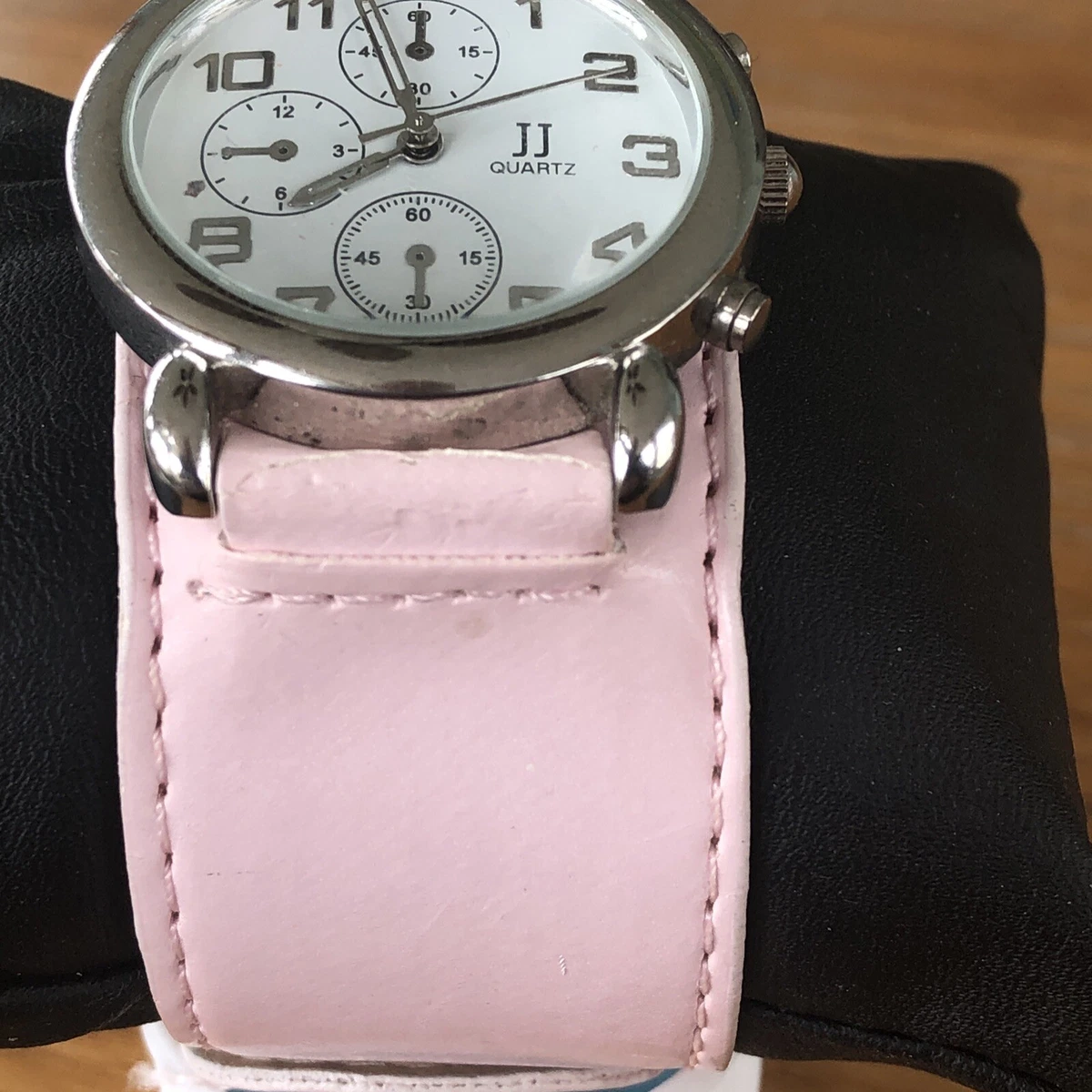 JJ Quartz Slap Watch Pink