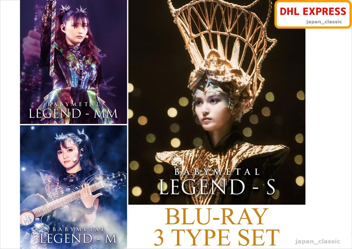 BABYMETAL LEGEND - M - LEGEND - S - LEGEND - MM 3 TYPE BLU