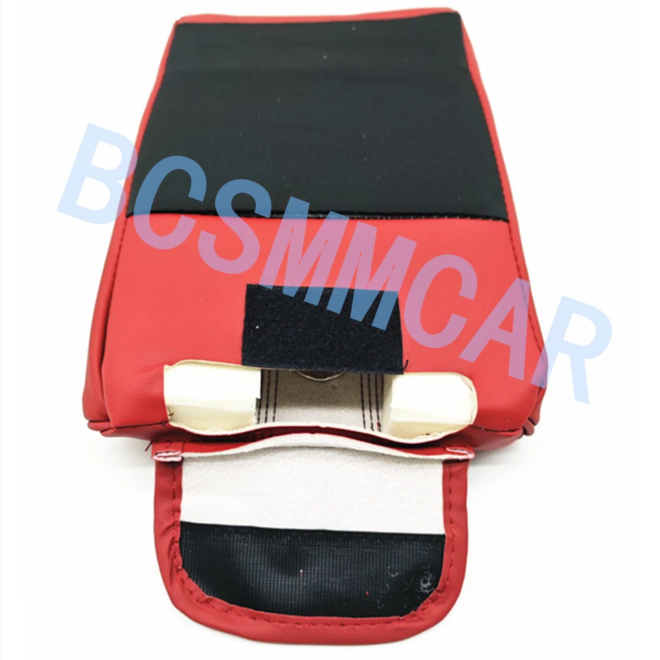 PU Leather Car Armrest Mat Center Console Arm Rest Protection Cushion Accessory — 第 2/4 张图片