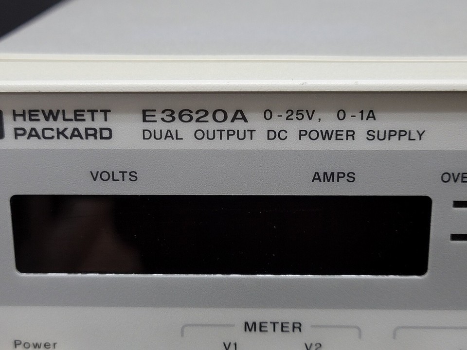 HP E3620A 025V, 01A Dual Output DC Power Supply, Not working (4699