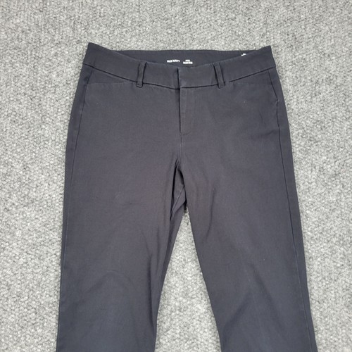 Old Navy Hose Damen 6 schwarz Tapered Pixie Basic Chino 28x26,5 - Bild 2 von 16