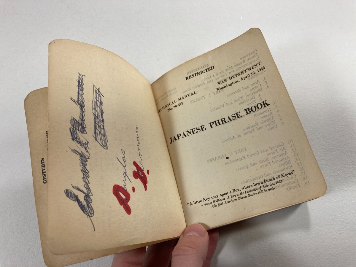 洋書 JAPANESE PHRASE BOOK WAR DEPARTMENT Japanese Phrase Book TM 30 641: U. S. War Department: Amazon