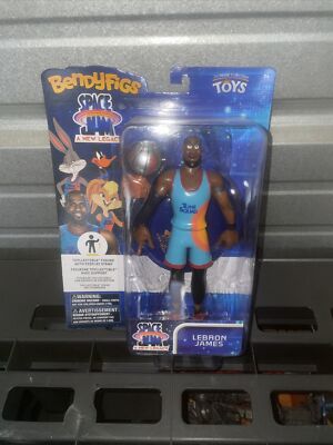 Space Jam LeBron James - BendyFigs 7  Collectible [New Toy] Action Figure