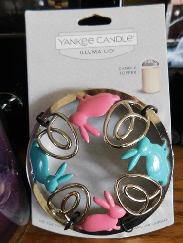Yankee Candle JELLY BEANS Fruity Candy Grape LARGE JARS 22 oz & Illuma Lid - Picture 3 of 4
